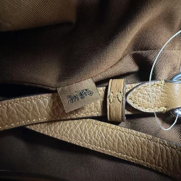 Coach Georgia Satchel Crossbody Handbag In Leather/Light Saddle CR156 NWT - Picture 7 of 10